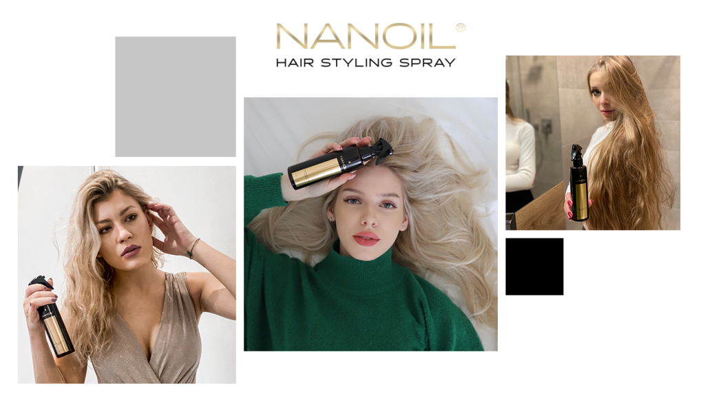 nanoil, suihke muotoiltavien hiusten puolesta
